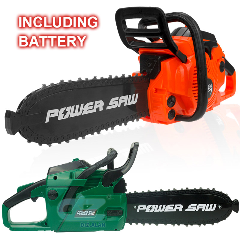 Gardening Tools For 8 Year Olds - เด็กเครื่องมือ Power Chainsaws ไฟฟ้าซ่อมของเล่นเสียงสมจริงเด็กแกล้งทําเป็นเล่นฮาโลวีนของขวัญวันเกิดคริสต์มาสสําหรับชาย