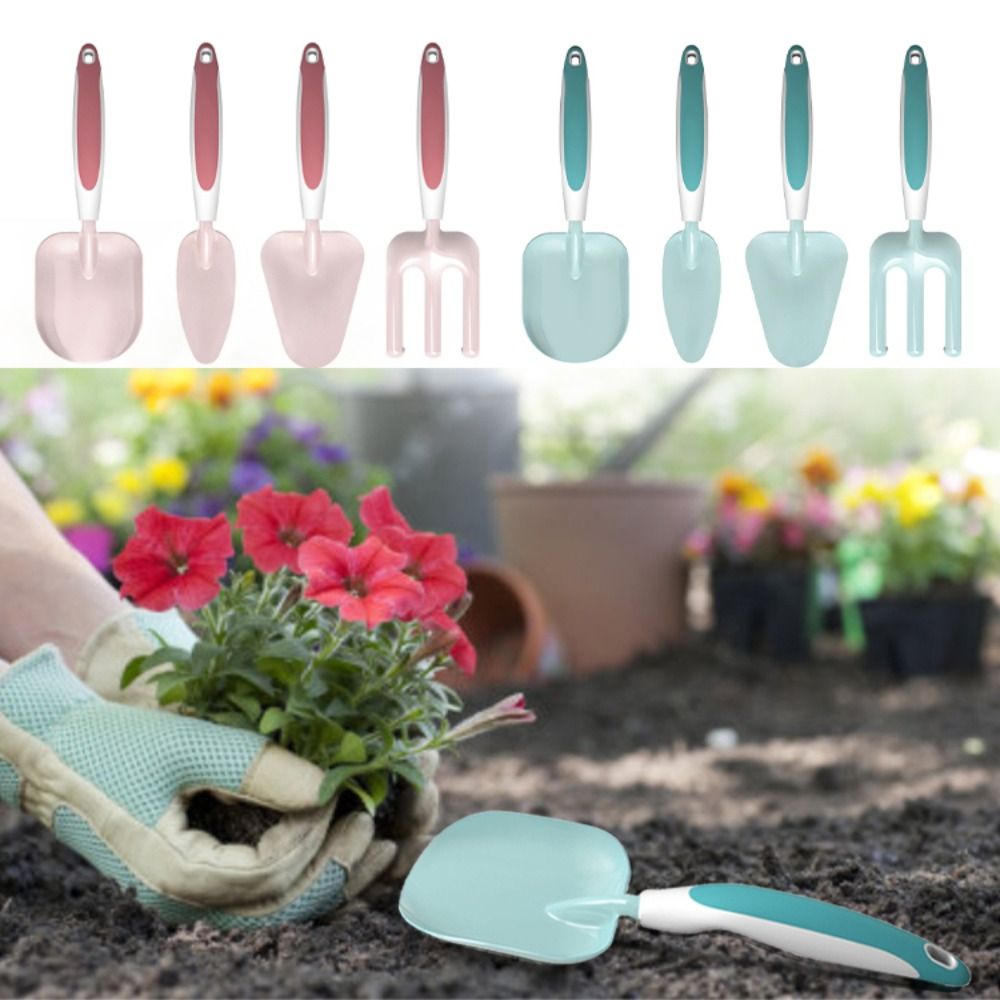 Gardening Tools For 8 Year Olds - ชุดเครื่องมือทำสวนสำหรับเด็ก สีสันสดใส ของขวัญ ชุดอุปกรณ์ปลูกต้นไม้ จอบ คราด