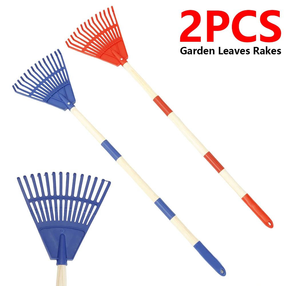 Gardening Tools For 8 Year Olds - คราดใบไม้เด็ก 2 ชิ้น ปรับระดับได้ พร้อมด้ามจับถอดได้ 3
