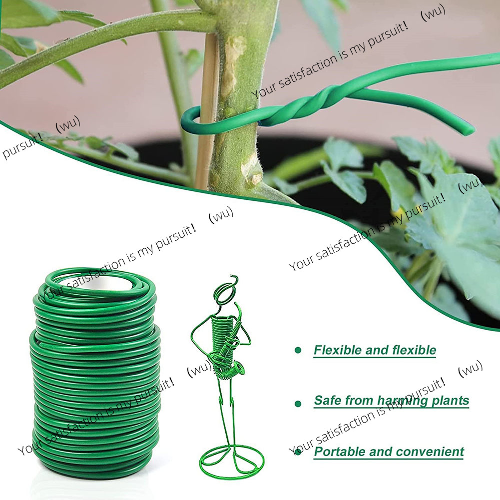 เชือกมัดต้นไม้สีเขียว 8 ม./10  - Garden Wire Twist Tie บทวิจารณ์และราคา