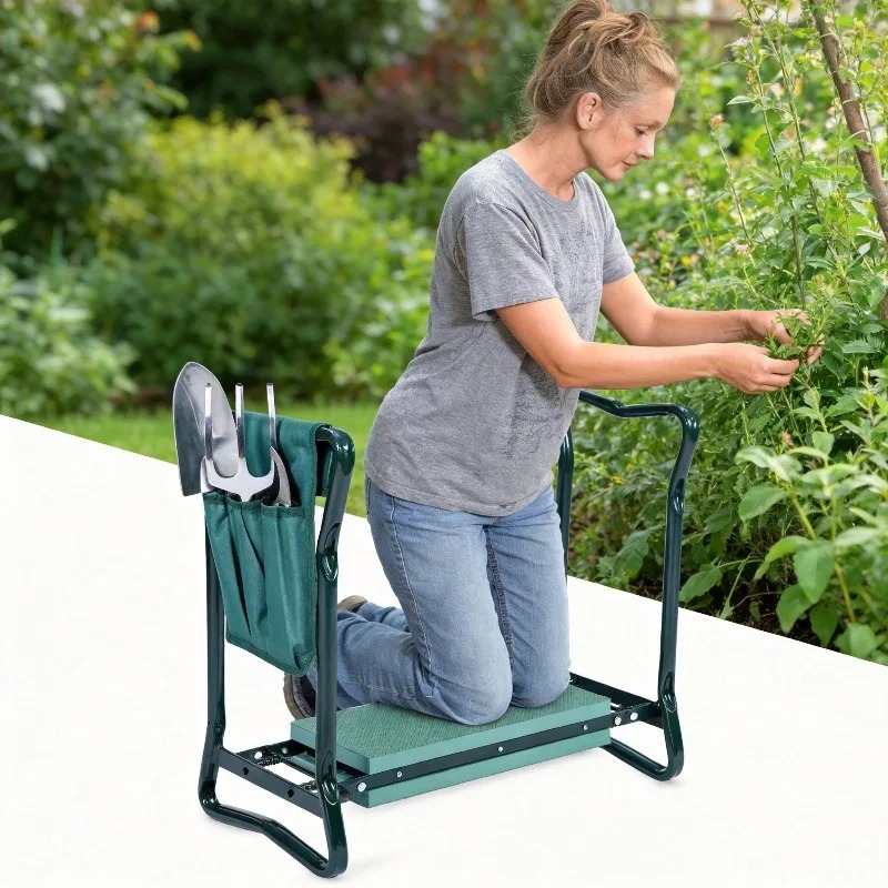 เก้าอี้พับได้ 2-in-1 สำหรับทำส - Gardening Tools Kit For Sale บทวิจารณ์และราคา