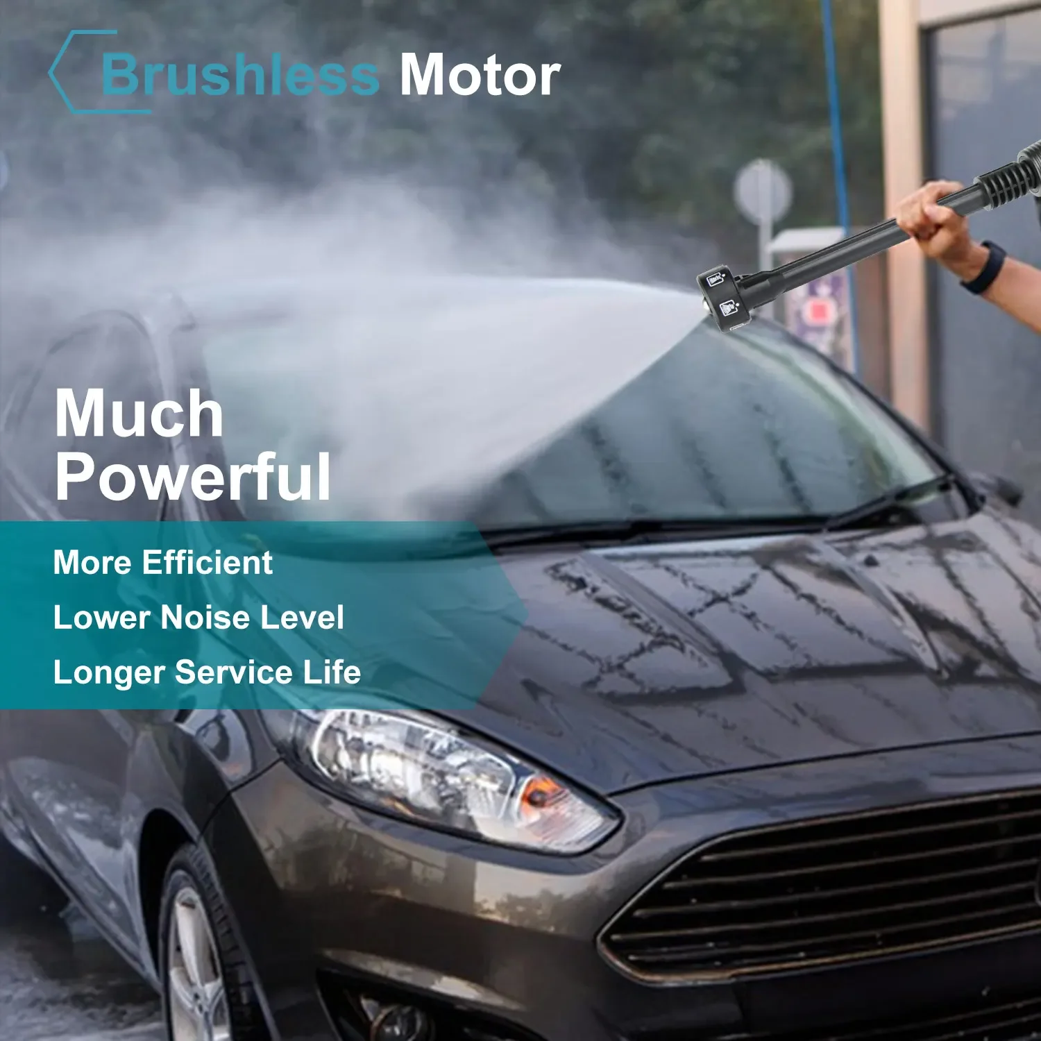 L3500W 200Bar ไร้สายไฟฟ้าเครื่ - Gardening Tools Uk บทวิจารณ์และราคา