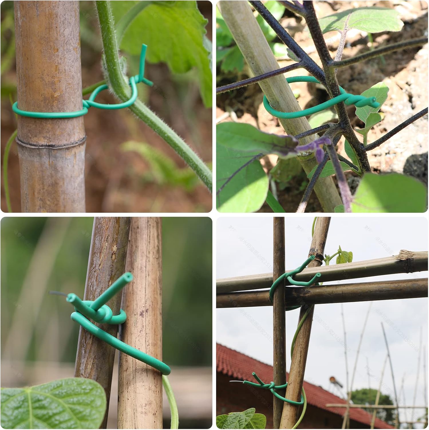 สายรัดต้นไม้แบบยืดหยุ่น สีเขีย - Garden Wire Twist Tie บทวิจารณ์และราคา