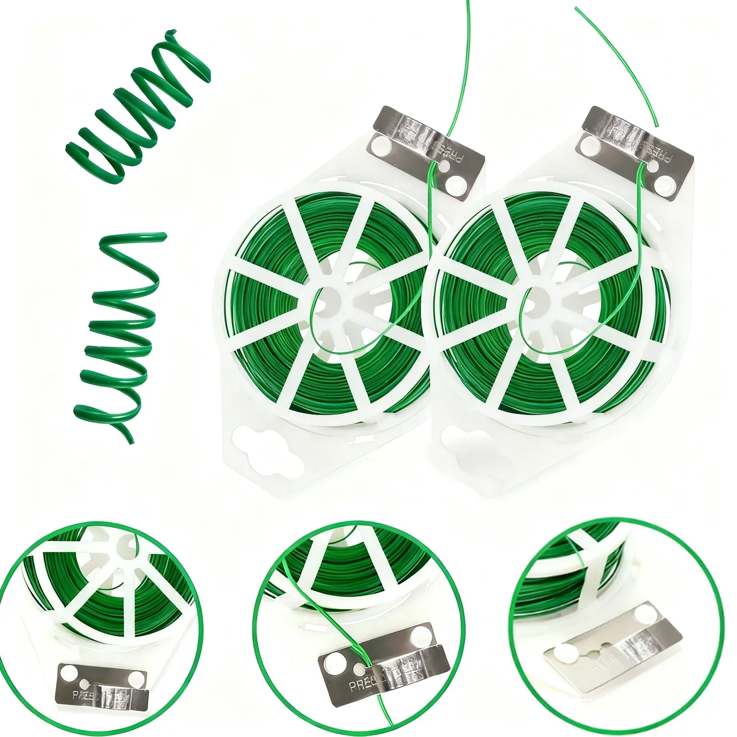 1-3 ม้วน 100 เมตร ลวดรัดต้นไม้ - Garden Wire Twist Tie บทวิจารณ์และราคา