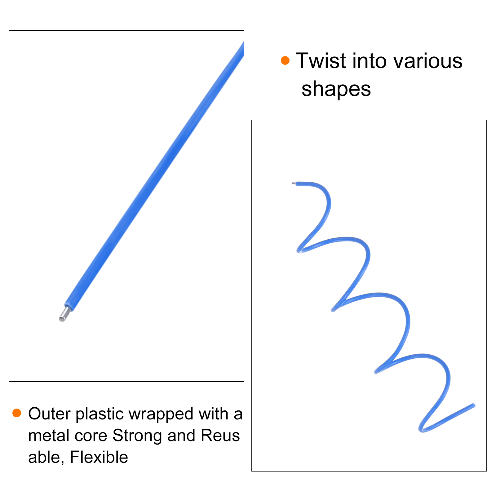 1 ชิ้นลวด Twists Ties 150 มิลล - Garden Wire Twist Tie บทวิจารณ์และราคา
