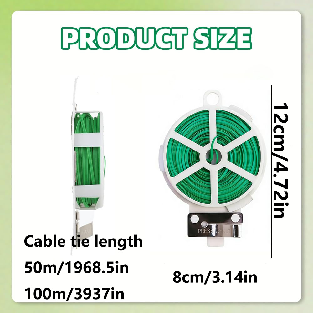 สายรัดต้นไม้เอนกประสงค์แบบตัดไ - Garden Wire Twist Tie บทวิจารณ์และราคา