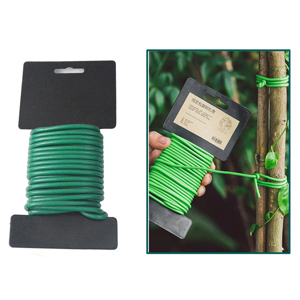 สวนReusableพืชลวดนุ่มสวนยืดหยุ - Garden Wire Twist Tie บทวิจารณ์และราคา