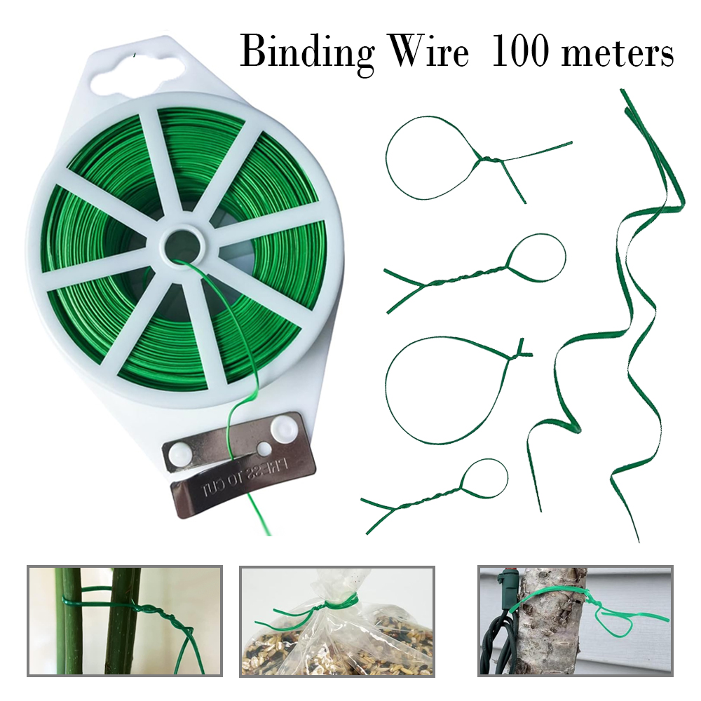 สายรัดต้นไม้แบบเกลียว 100 เมตร - Garden Wire Twist Tie บทวิจารณ์และราคา