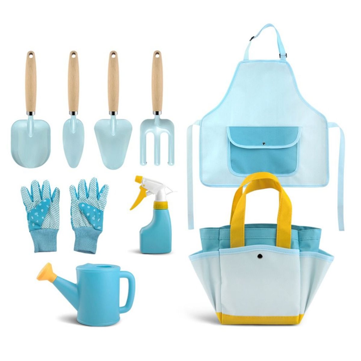 ชุดเครื่องมือทำสวนสำหรับเด็ก 8 - Gardening Tools Kit For Sale บทวิจารณ์และราคา