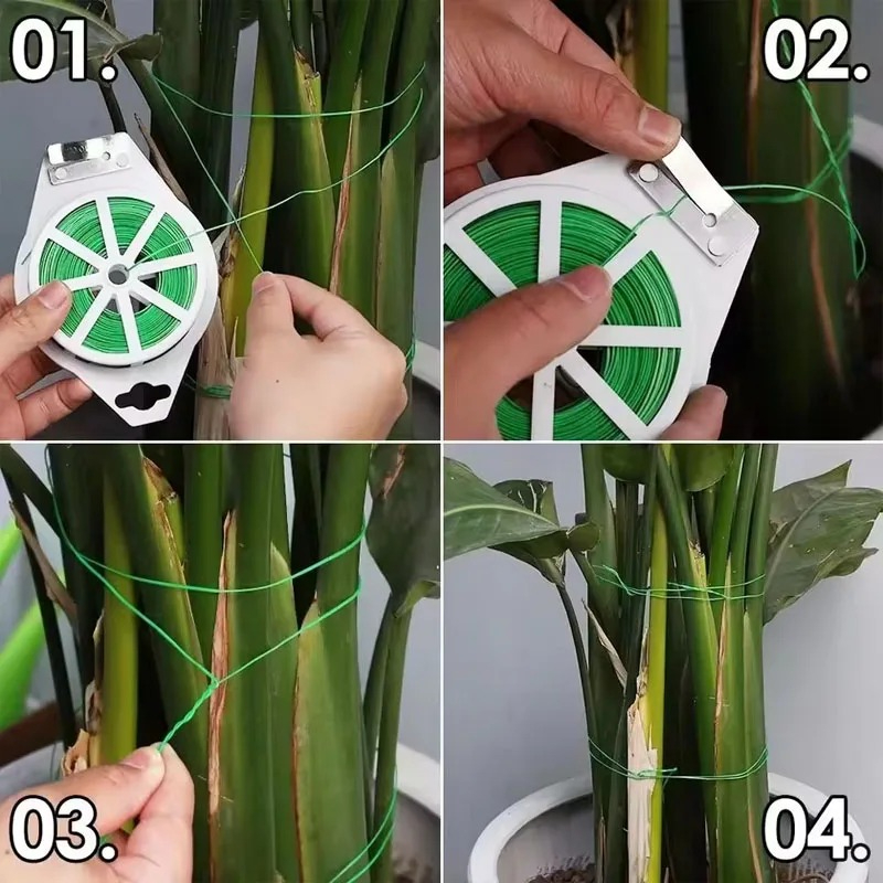 สายรัดต้นไม้เอนกประสงค์แบบตัดไ - Garden Wire Twist Tie บทวิจารณ์และราคา